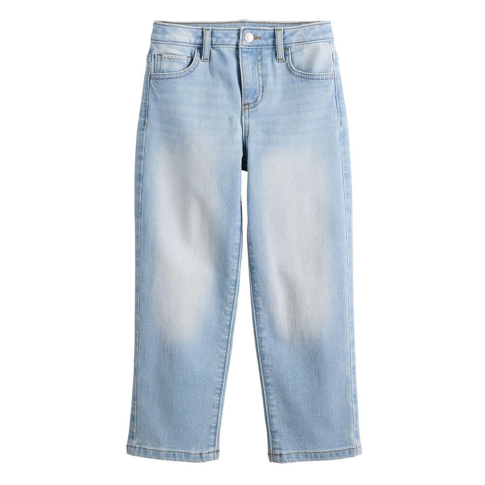 Jumping Beans Girls High Rise Straight Jeans, Size 10